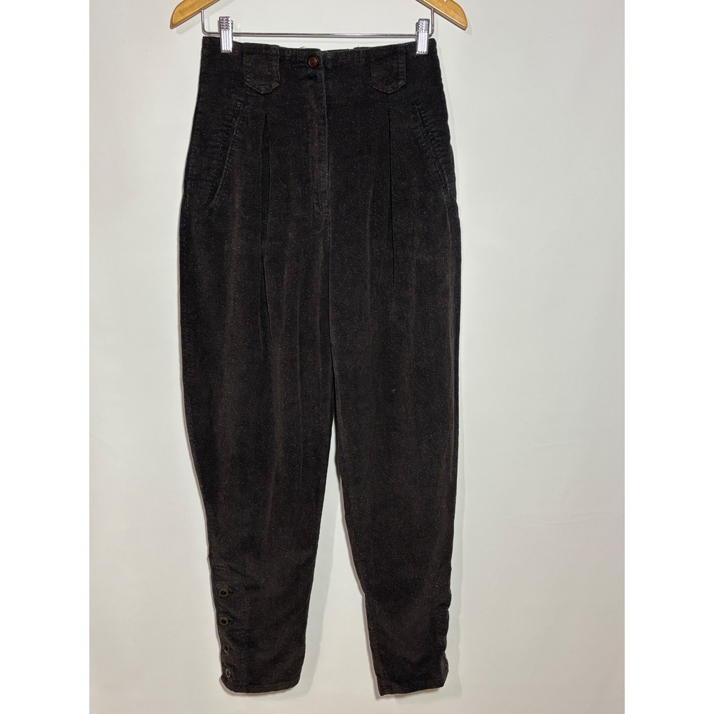 Vintage Outback Red Jodhpur Pant Size 6 Brown Corduroy Riding Equestrian Pleated